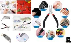 Bob Online ™ - 4 Stuks Setje – Sieraden Maken Tang Setje – 1 X Rondbektang + 1 X Kniptang + 1 X Platbektang + 1 X Messing Ring – Jewelry Making Pliers Set – 1 X Round Nosed Pliers + 1 X Side Cutters + 1 X Flat Nosed Pliers + 1 X Jump Ring Tool -WerkPro Verkoopwinkel 1200x721 13