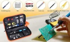 Dekko Tools Soldeerbout Station - Soldeerset 14-delig - Verwisselbare Opzetstukken - Houtbrander - Regelbaar 200-450°C- 60W -WerkPro Verkoopwinkel 1200x726