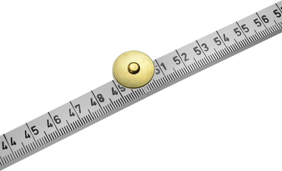 Sola Timmermansduimstok Kunststof 1m 4delig Wit 3081016 6 Sola Timmermansduimstok Kunststof 1m 4delig Wit 3081016 - Afbeelding 4