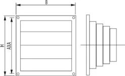 Luchtrooster Lamellen Zwart 165x165 12 Luchtrooster Lamellen Zwart 165x165 -WerkPro Verkoopwinkel 1200x733 7