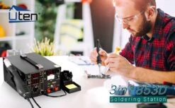 Uten 853D 3in1 Soldeerstation Digitaal Set - 760 Watt - Led Display - Soldeerstation Heteluchtpistool - Mit Verwisselbare Luchtuitlaten 4 Stukken - Soldeerbout Elektrisch - 200-480°c - Voor Smd Componenten -WerkPro Verkoopwinkel 1200x742 4