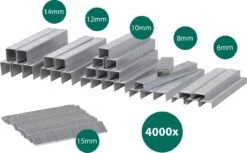VONROC Nieten & Spijker Set – 4000 Stuks – 6 Tot 15MM – Voor Elektrische Tacker – Universeel Gebruik -WerkPro Verkoopwinkel 1200x744 6