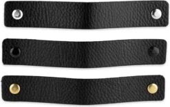 Leren Handgrepen - Zwart - 2 Stuks - 16,5 X 2,5 Cm | - Handgreep Zwart - Incl. 3 Kleuren Schroeven Per Leren Handgreep -WerkPro Verkoopwinkel 1200x756 4