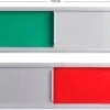 Vrij - Bezet Schuifbordje Zonder Tekst - Groen / Rood - Aluminium Look - 17,5 Cm X 5 Cm X 0,6 Cm - Promessa Design. -WerkPro Verkoopwinkel 1200x766 9