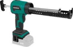 VONROC Accu Kitspuit 20V - Duwkracht 1.18kN/120kg - Met Variabele Snelheidsregeling - Geschikt Voor Alle Gangbare Kitpatronen - Excl. Accu En Snellader