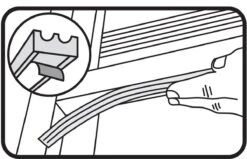 Nordevik® Tochtstrip 12 Meter - Zelfklevend - Energiebesparing - Voor Ramen En Deuren - E-profiel Tochtstopper - Tochtband - Tochtwering - Hoogwaardig Foam - Woning Verduurzamen - 4 X 9mm -WerkPro Verkoopwinkel 1200x772 14