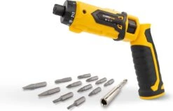 Powerplus POWX00410 Accu Schroefmachine - 7,2V - Draaibare Handgreep, Incl. 1 X 1,3Ah Accu, Lader, Led Licht En 13 Accessoires