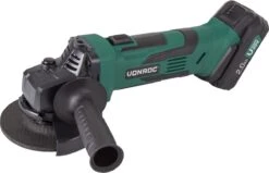 VONROC Accu Haakse Slijper – VPower 20V – Ø115MM – Incl. 1x 2.0Ah Accu, Oplader, Zijhandgreep & Tas 12 VONROC Accu Haakse Slijper – VPower 20V – Ø115MM – Incl. 1x 2.0Ah Accu, Oplader, Zijhandgreep & Tas -WerkPro Verkoopwinkel 1200x773 5