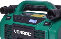 VONROC Accu Compressor VPower 20V – 20V Accu & 12V Aansluiting – Incl. Accessoires En 2.0Ah Accu -WerkPro Verkoopwinkel 1200x776 1