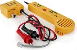 Kabeltester - Met Toongenerator - Voor PC En Multimedia - Incl. 9 Volt Batterij - Met Led Indicator - Koptelefoonaansluiting - Met Draagtas - Allteq