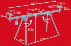 Einhell Stationaire Zaagmachine Accessoire MSS 1610 (voor Einhell Classic En Expert Afkort- En Trekzagen En Vele Andere Modellen Op De Markt) -WerkPro Verkoopwinkel 1200x778 2