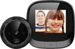 Merkloos Dakta® Kijkgat Camera | Intercom | Deurspion | Deurcamera | Deurbel Met Camera | Beveiliging | Met LCD Scherm | 160 Kijkhoek