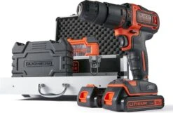Black & Decker BLACK+DECKER BDC718AS2F-QW Klopboormachine - 18V - Incl. 2 Accu’s - 80 Accessoires 17 Black & Decker BLACK+DECKER BDC718AS2F-QW Klopboormachine - 18V - Incl. 2 Accu’s - 80 Accessoires -WerkPro Verkoopwinkel 1200x783 1