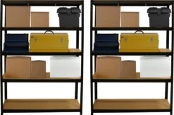 Opbergrek XL - 120 Cm Breed - 875 Kg Draagkracht - Monteren Zonder Schroeven - Zwart - 2 Stuks -WerkPro Verkoopwinkel 1200x793 24