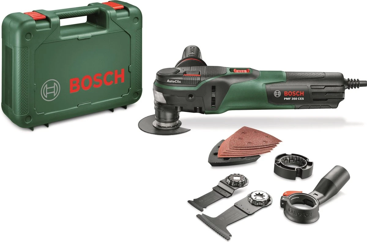 Bosch PMF 350 CES Multitool - Op Snoer - Oscillerend - 350 W 4 Bosch PMF 350 CES Multitool - Op Snoer - Oscillerend - 350 W - Afbeelding 2