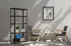 Basetech 2299892 Stellingkast Extra Stevig 175 Kg (b X H X D) 900 X 1800 X 400 Mm Metaal, MDF Plaat Zwart, Verzinkt Har -WerkPro Verkoopwinkel 1200x794 9