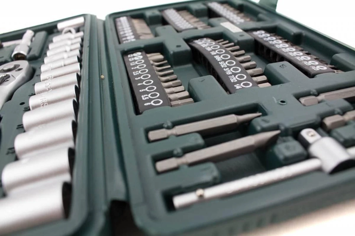 Brüder Mannesmann 29166 Dopsleutelset Metrisch 1/4 (6.3 Mm) 130-delig 5 Brüder Mannesmann 29166 Dopsleutelset Metrisch 1/4 (6.3 Mm) 130-delig - Afbeelding 3