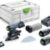 Festool DTSC 400 3,1 I-Plus 18V Li-Ion Accu Deltaschuurmachine Set (2x 3,1Ah) In Systainer - 100x150mm - Koolborstelloos
