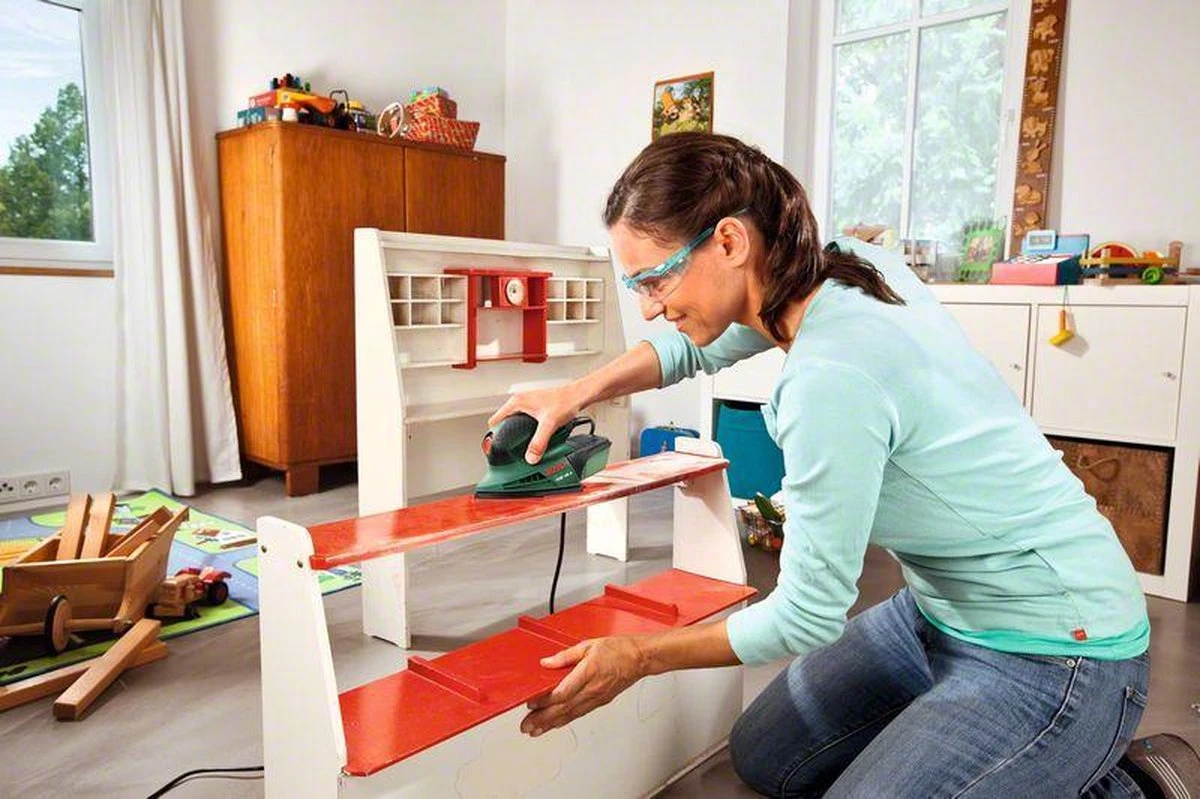 Bosch PSM 100 A Multischuurmachine - Op Snoer - 100 W - Incl. 30 Schuurvellen 7 Bosch PSM 100 A Multischuurmachine - Op Snoer - 100 W - Incl. 30 Schuurvellen - Afbeelding 5