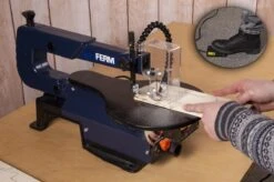 FERM Figuurzaagmachine - 120W - Variabele Snelheidsinstelling - Voetpedaal - Snelspanhendel - Incl. 6 Zaagbladen -WerkPro Verkoopwinkel 1200x799 55