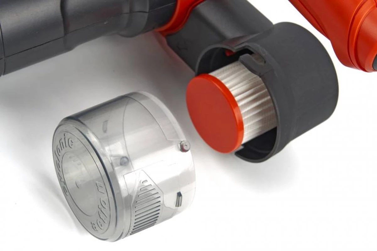 Black & Decker BLACK+DECKER KA900E-QS Bandschuurmachine - 350W - Powerfile Met Cyclonic Action Stofopvang 7 Black & Decker BLACK+DECKER KA900E-QS Bandschuurmachine - 350W - Powerfile Met Cyclonic Action Stofopvang - Afbeelding 5