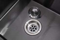 LOMAZOO Spoelbak Antraciet / Gun Metal (45x40) – Spoelbak Keuken - Spoelbakken Keuken – Wasbak Keuken - RVS [LYNX] -WerkPro Verkoopwinkel 1200x800 330