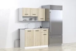 Kleine Keuken 120 Cm – Keukenblok Met Keukenkastjes Spoelbak & Sifon – Keuken Klein – Mini Keuken - Kitchenette – Perfecthomeshop -WerkPro Verkoopwinkel 1200x800 331