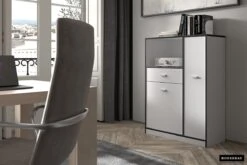 Keukenkast Trudo - Wit/grijs - Opbergkast -WerkPro Verkoopwinkel 1200x800 336