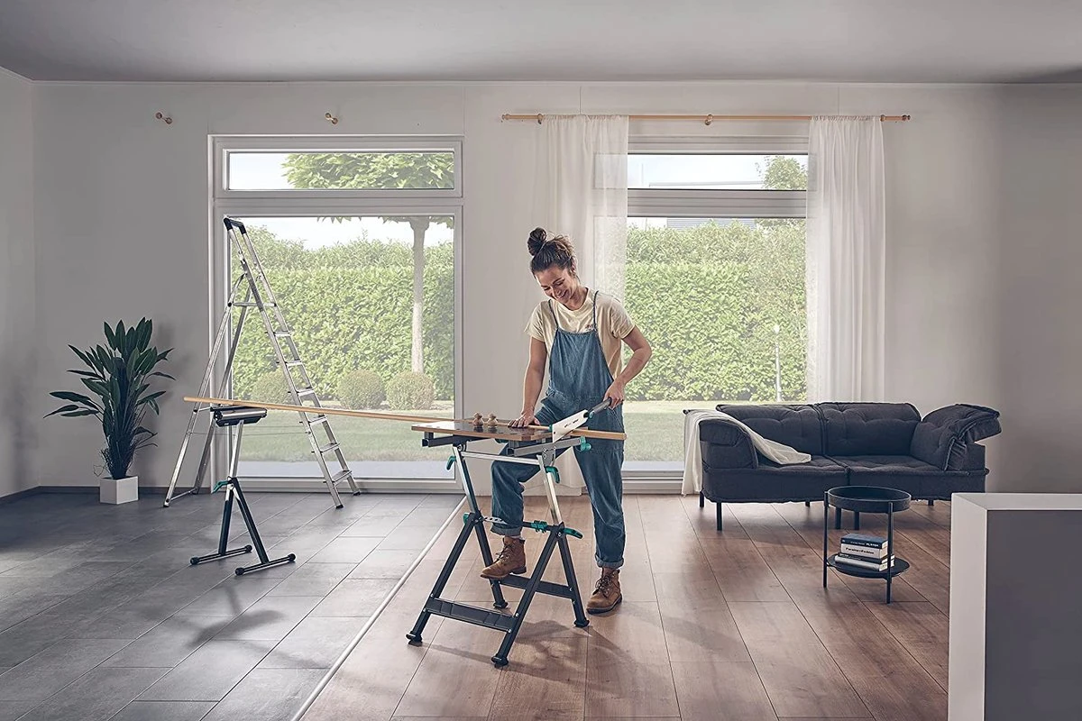 Wolfcraft - MASTER 650 ERGO - Verstelbare Werkbank - Werktafel Met Bankschroef - Klemtafel Inklapbaar - Opvouwbaar - 6870000 - 10 JAAR GARANTIE 7 Wolfcraft - MASTER 650 ERGO - Verstelbare Werkbank - Werktafel Met Bankschroef - Klemtafel Inklapbaar - Opvouwbaar - 6870000 - 10 JAAR GARANTIE - Afbeelding 5