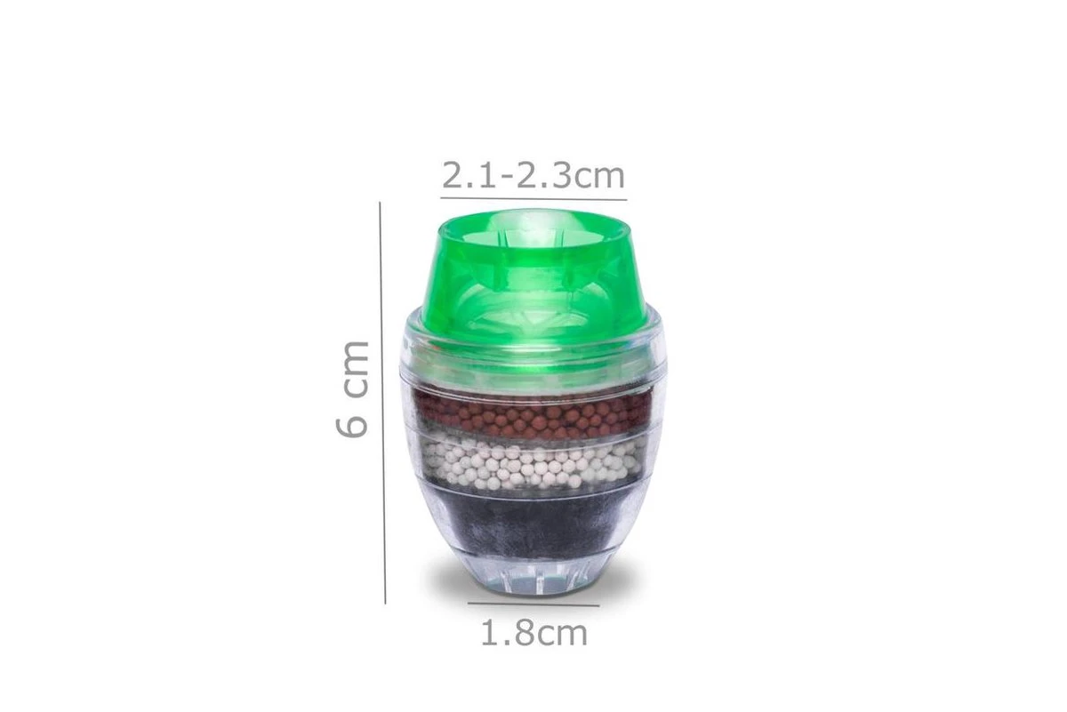 Greenure Waterfilter - Waterzuiveraar - Kraanfilter - Waterzuivering - Voor Op De Kraan - Groen 4 Greenure Waterfilter - Waterzuiveraar - Kraanfilter - Waterzuivering - Voor Op De Kraan - Groen - Afbeelding 2