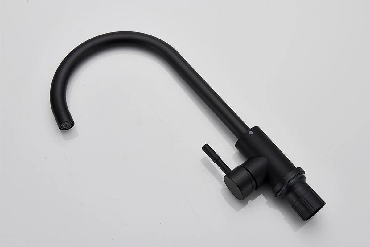 Merkloos Draaibare Keukenkraan Zwart - Mengkraan 5 Merkloos Draaibare Keukenkraan Zwart - Mengkraan - Afbeelding 3