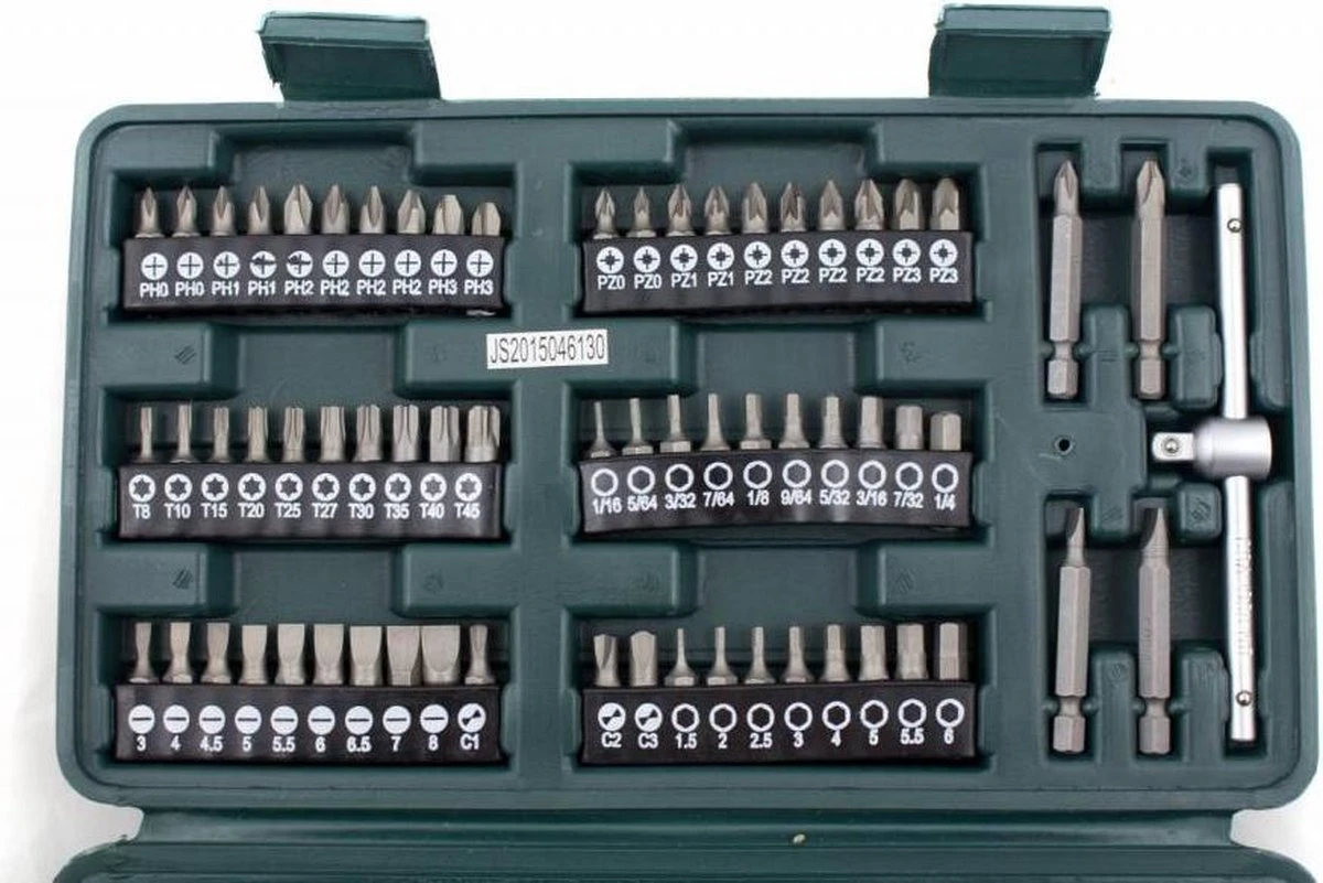 Brüder Mannesmann 29166 Dopsleutelset Metrisch 1/4 (6.3 Mm) 130-delig 7 Brüder Mannesmann 29166 Dopsleutelset Metrisch 1/4 (6.3 Mm) 130-delig - Afbeelding 5