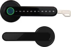 MOWA Deurklink Vergrendeling - Smart Lock - Slim - Vingerafdruk - Kinderslot - Slimme - Beveiliging - 2 Stuks
