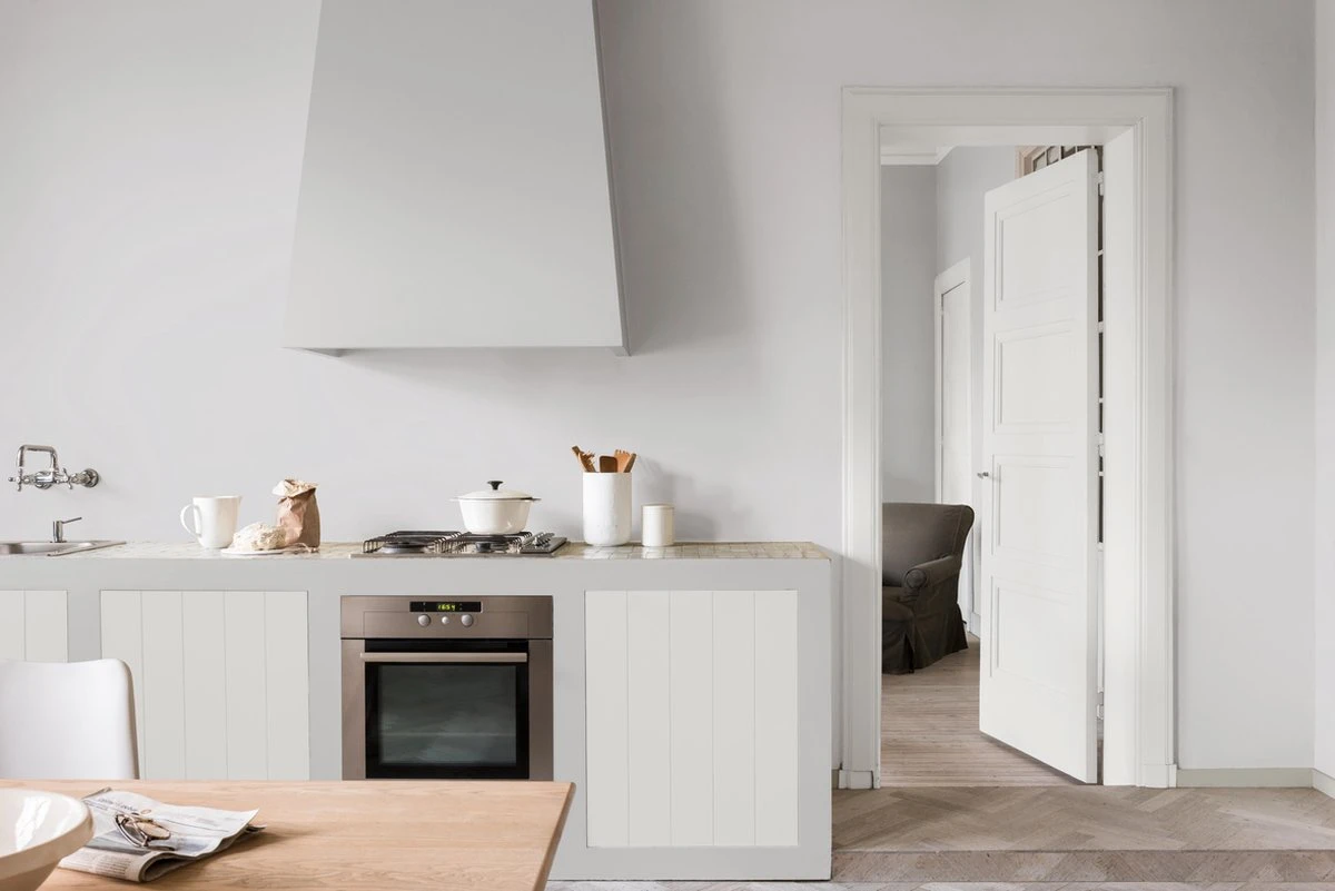 Flexa Strak Op De Muur Muurverf - Mat - 2,5 Liter - Licht Grijs 6 Flexa Strak Op De Muur Muurverf - Mat - 2,5 Liter - Licht Grijs - Afbeelding 4