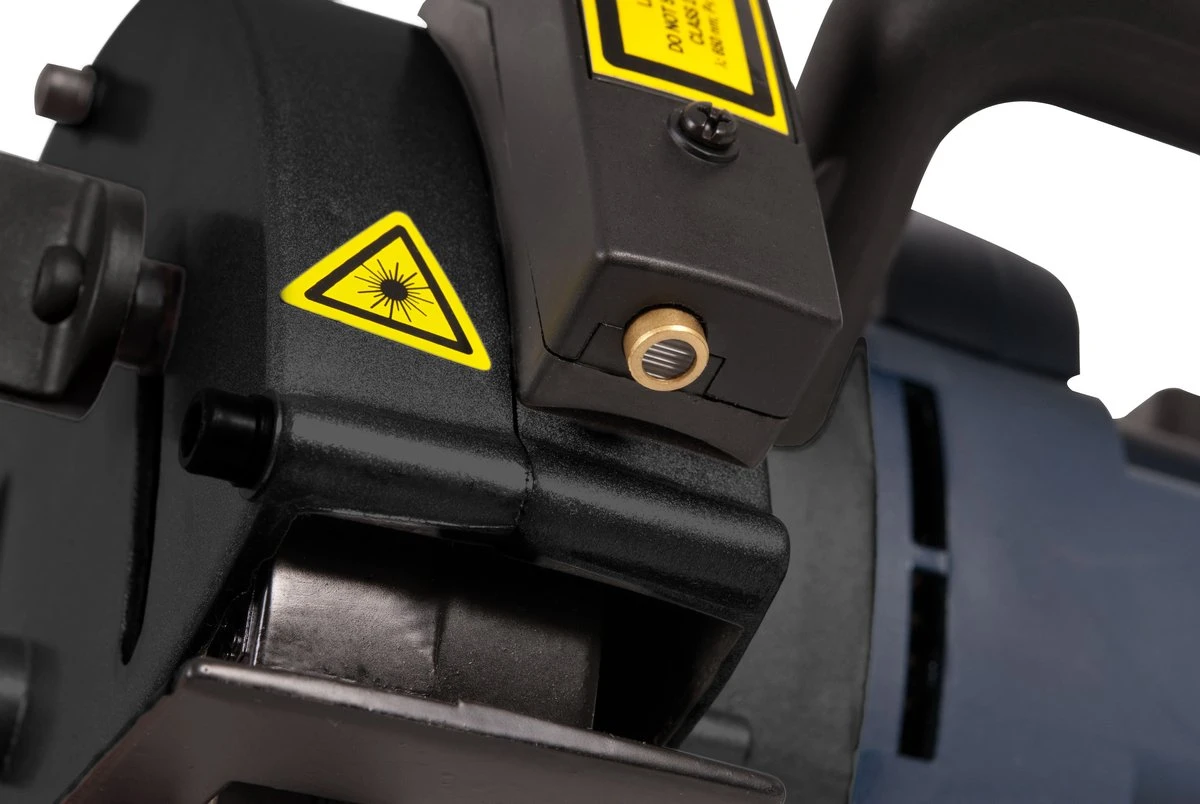 FERM WSM1009 Muurfrees - Freesmachine - 1700W - Met 2 Diamantschijven 125mm - Laser - Stofzuigadapter - Stevige Opbergkoffer 7 FERM WSM1009 Muurfrees - Freesmachine - 1700W - Met 2 Diamantschijven 125mm - Laser - Stofzuigadapter - Stevige Opbergkoffer - Afbeelding 5