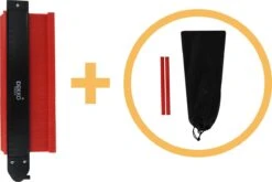 Aftekenhulp 25 CM Met LOCK - Profielmal - Profielaftaster - Meetinstrument - Contourmallen - Schuifmaat – Rood -WerkPro Verkoopwinkel 1200x804 40