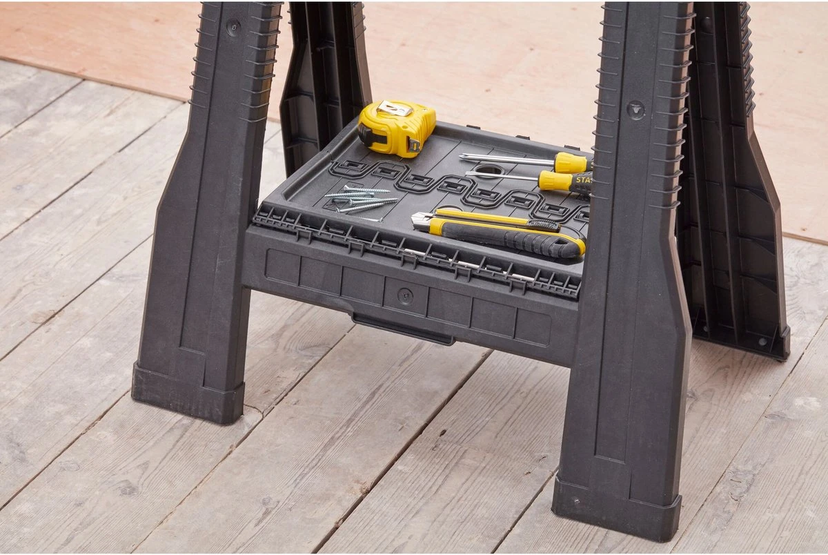 STANLEY STST1-70355 Opvouwbare Zaagbok - 2 Stuks 6 STANLEY STST1-70355 Opvouwbare Zaagbok - 2 Stuks - Afbeelding 4