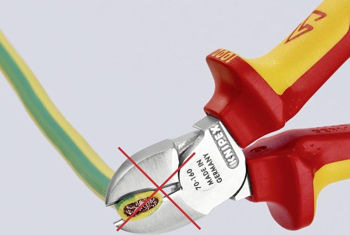 Knipex Zijsnijtang - 7006 - 160mm 4 Knipex Zijsnijtang - 7006 - 160mm - Afbeelding 2