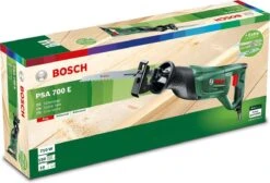 Bosch PSA 700 E Reciprozaag - Op Snoer - 710 W - Met 3 Zaagbladen -WerkPro Verkoopwinkel 1200x815
