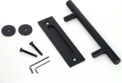 Schuifdeurgreep Zwart | 30cm | Dubbelzijdig | Schuifdeur Kom | Handgreep | Deurbeslag | Greep Schuifdeur | Onderdelen | Meubel Handvat | Meubelbeslag | Metaal | Tweezijdig | Beide Kanten | -WerkPro Verkoopwinkel 1200x817 6