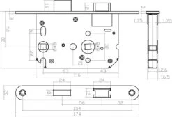 Intersteel Woningbouw Toilet-/badkamerslot Wit 63/8 Mm -WerkPro Verkoopwinkel 1200x818 16