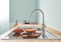 GROHE BauLoop Keukenkraan - Hoge Draaibare Uitloop - Chroom - 31368001 -WerkPro Verkoopwinkel 1200x818 9