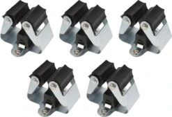 Gereedschapshouder - 10-stuks - Rubber-Gereedschaphouder & Bezemhouder Set Incl. Bevestiging- Van Heble®