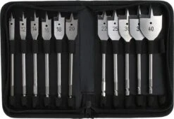 Labor Speedborenset Quicklock 11-delig ø10-12 14-16-18-20-22-25-30-35-40mm In Rol-etui