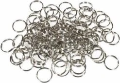 Merkloos Ringen - Ring - Sleutelringen - Sleutelring - Metaal - Metalen Ringen - 20 Stuks - 10 X 24mm - 10 X 28mm
