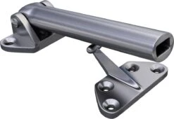 SecuMax Kierstandhouder SKG - Naar Binnendraaiend - 127 X 27 X 24 Mm (LxBxH) - RVS Geborsteld - Incl Montagemateriaal