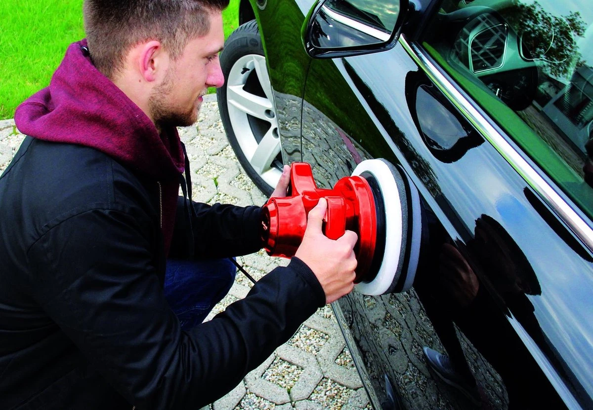 Einhell Auto Polijstmachine CC-PO 90 (aan/uit-schakelaar - Handig En Robuust - 1 Textielpolijstkap En Kunststof Polijstkap Inbegrepen) 9 Einhell Auto Polijstmachine CC-PO 90 (aan/uit-schakelaar - Handig En Robuust - 1 Textielpolijstkap En Kunststof Polijstkap Inbegrepen) - Afbeelding 7