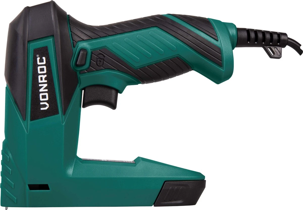 VONROC Elektrische Tacker – Complete Set Incl. 900 Nieten & 300 Spijkers 4 VONROC Elektrische Tacker – Complete Set Incl. 900 Nieten & 300 Spijkers - Afbeelding 2