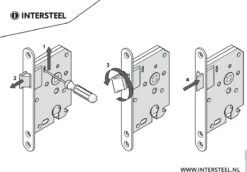 Intersteel Woningbouw Toilet-/badkamerslot Wit 63/8 Mm -WerkPro Verkoopwinkel 1200x834 14