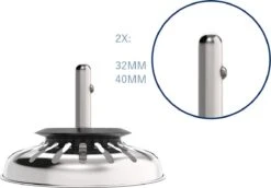 RVS Gootsteen Afvoer Plug Keuken - Geen Verstopping – Spoelbak Zeef - Afvoerstopper - Korfplug – Gootsteen Zeef - 80 Mm -WerkPro Verkoopwinkel 1200x835 18